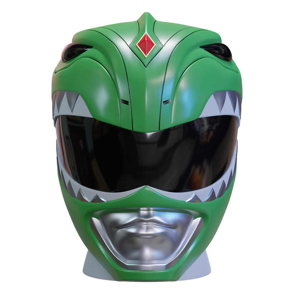 Power Rangers: The Green Ranger helmet pen holder