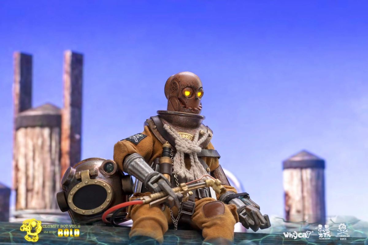 Underwater Welder Diver Bold Repairman