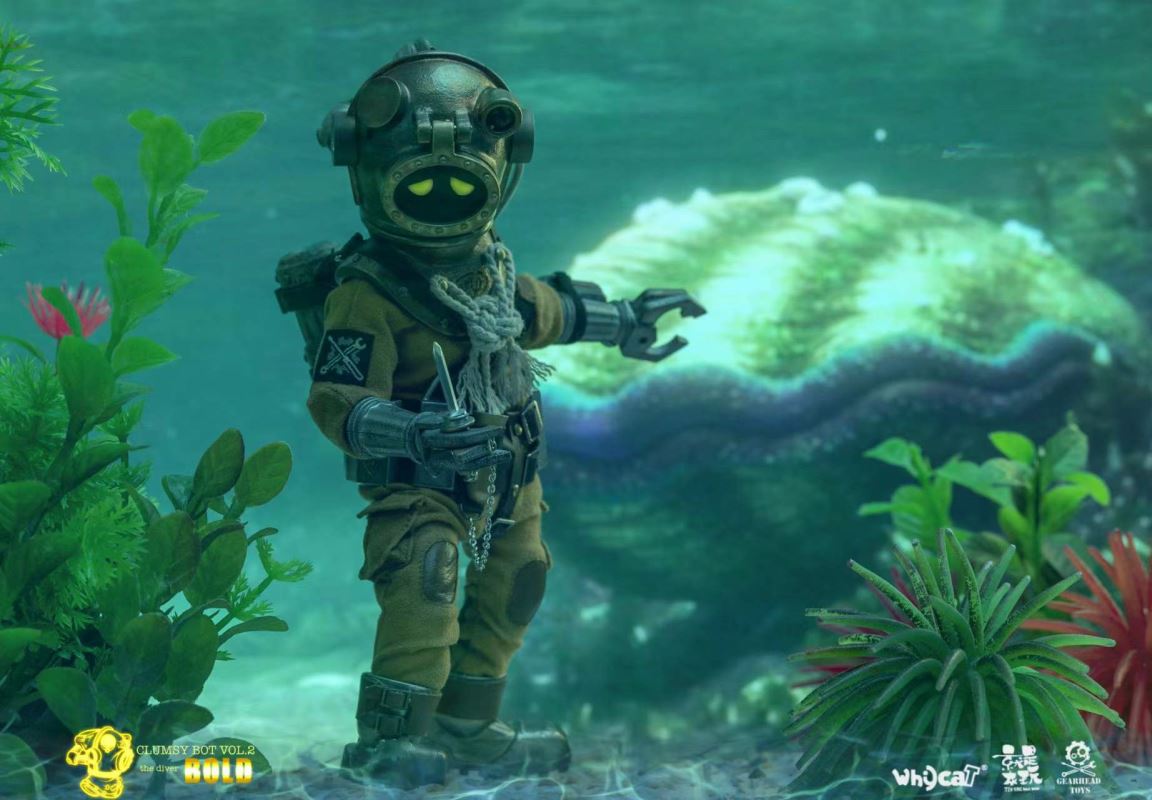 Underwater Welder Diver Bold Repairman