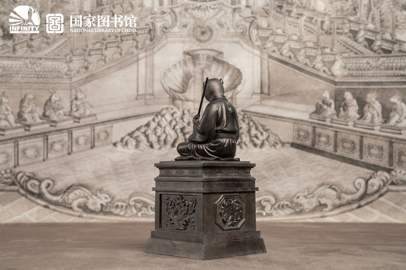 welve Old Summer Palace Bronze Heads Monkey 1/6