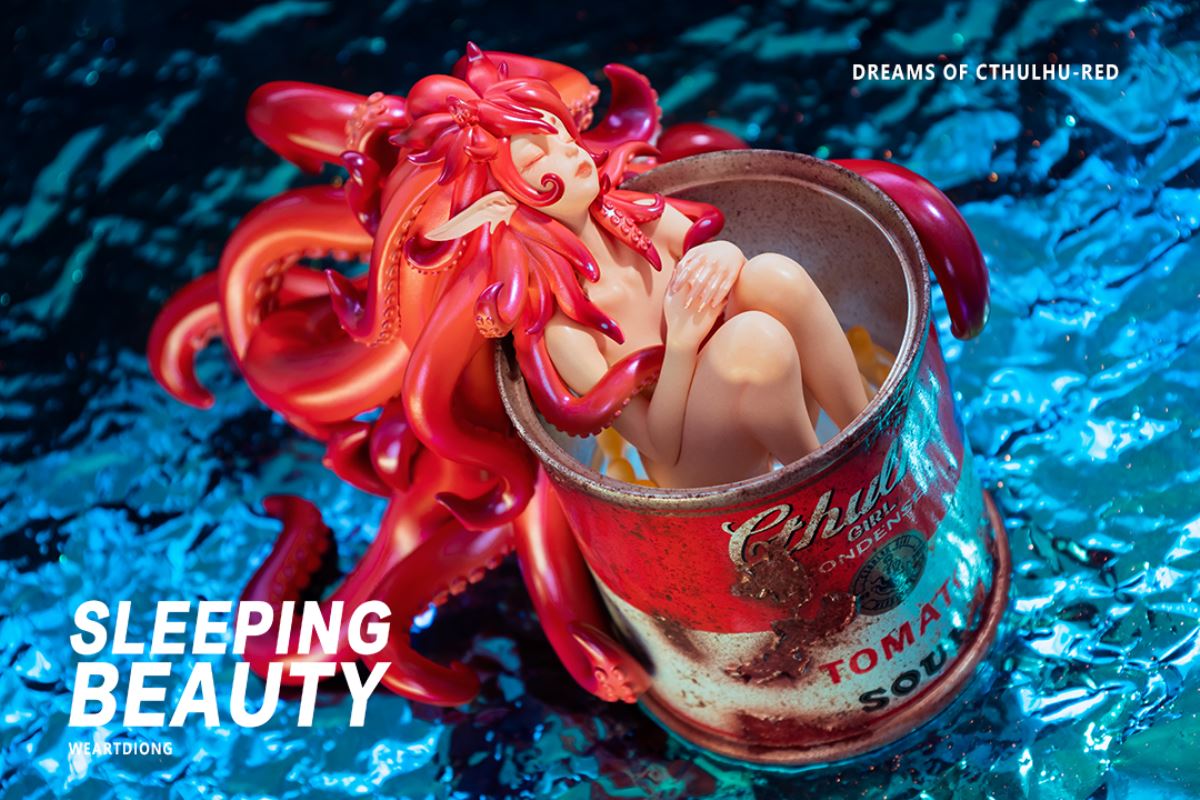 Sleeping Beauty Dreams of Cthulhu - Red / Pink / Blue