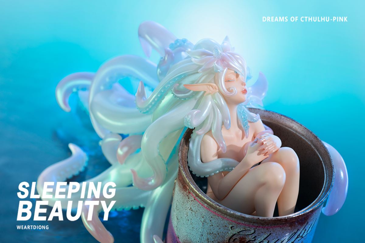 Sleeping Beauty Dreams of Cthulhu - Red / Pink / Blue
