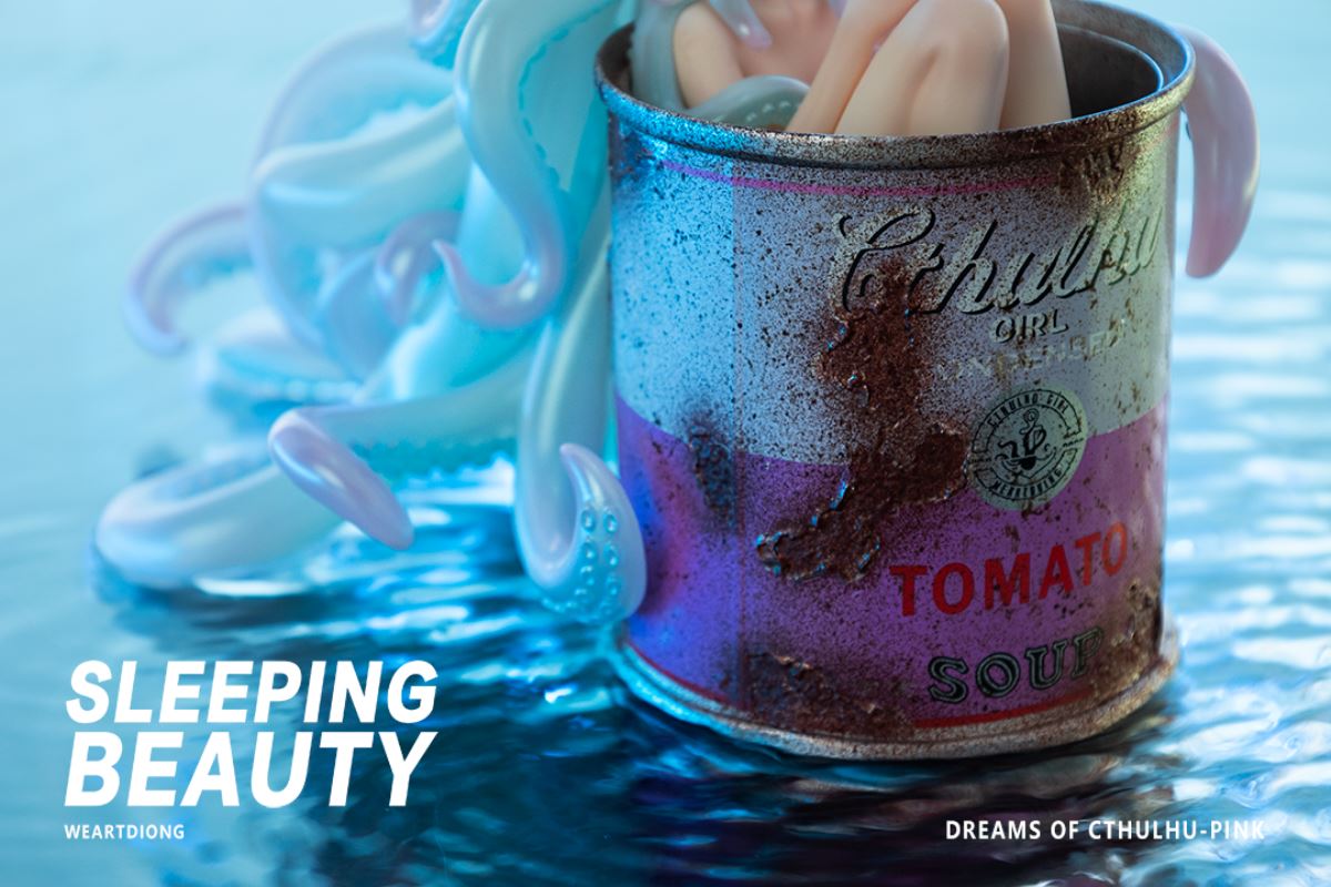 Sleeping Beauty Dreams of Cthulhu - Red / Pink / Blue