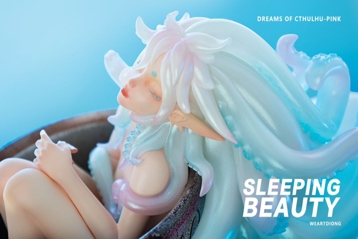 Sleeping Beauty Dreams of Cthulhu - Red / Pink / Blue
