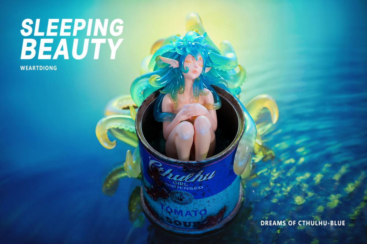 Sleeping Beauty Dreams of Cthulhu - Red / Pink / Blue