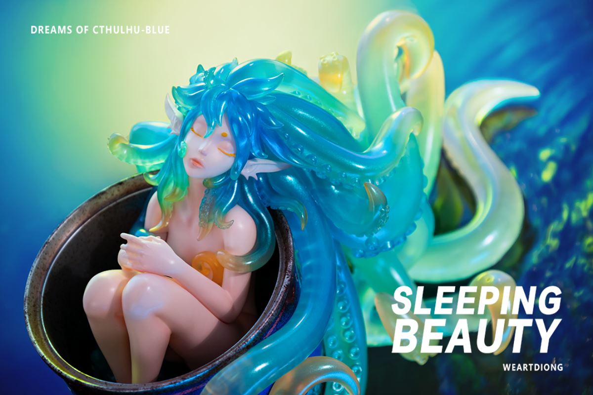 Sleeping Beauty Dreams of Cthulhu - Red / Pink / Blue