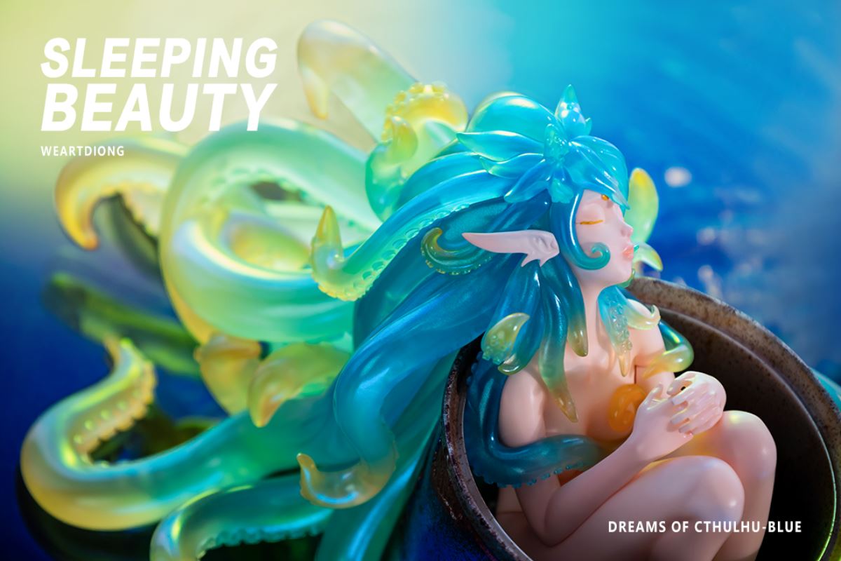 Sleeping Beauty Dreams of Cthulhu - Red / Pink / Blue