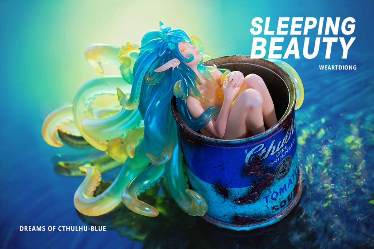 Sleeping Beauty Dreams of Cthulhu - Red / Pink / Blue