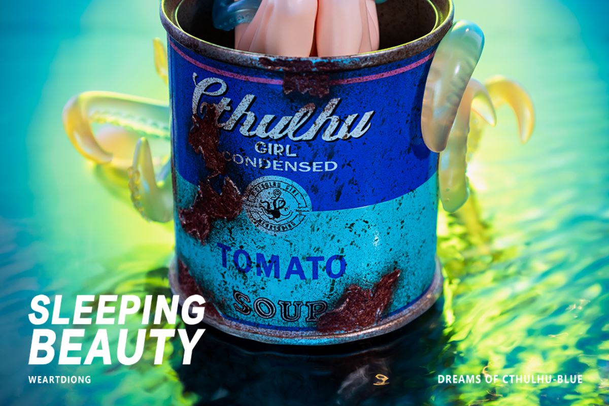 Sleeping Beauty Dreams of Cthulhu - Red / Pink / Blue