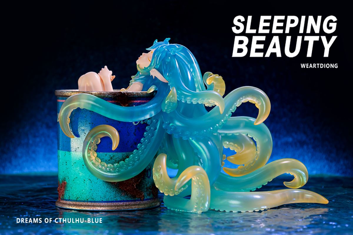 Sleeping Beauty Dreams of Cthulhu - Red / Pink / Blue
