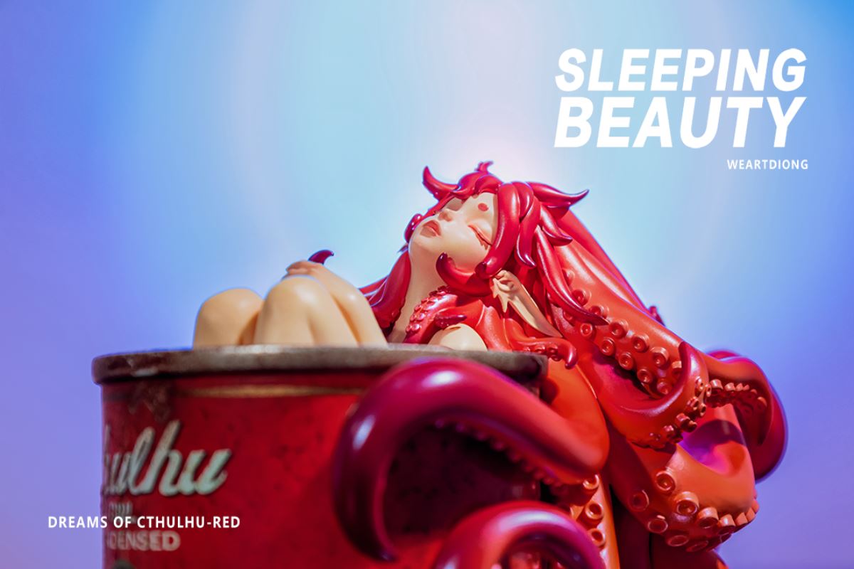 Sleeping Beauty Dreams of Cthulhu - Red / Pink / Blue