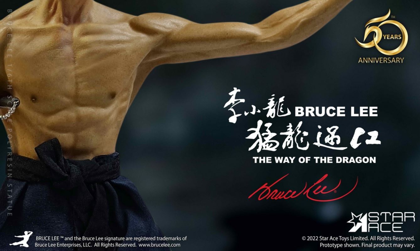 Dragon Crossing the River - Bruce Lee Statue