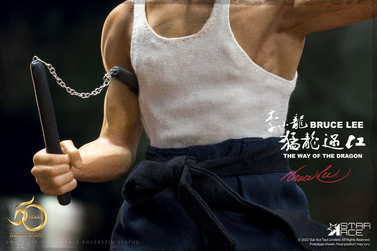 Dragon Crossing the River - Bruce Lee Statue