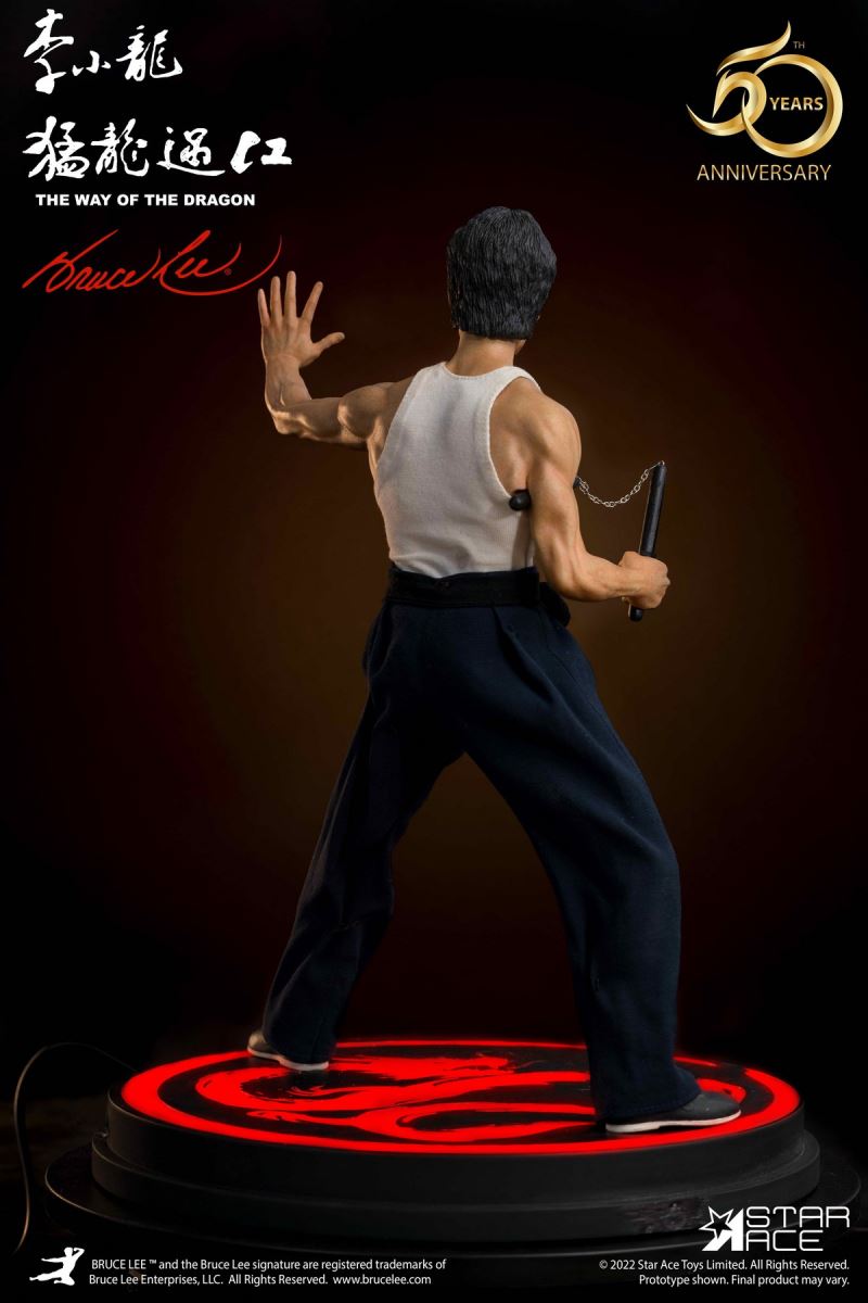 Dragon Crossing the River - Bruce Lee Statue