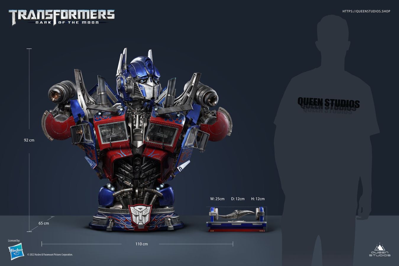 Optimus Prime Human-Size Bust