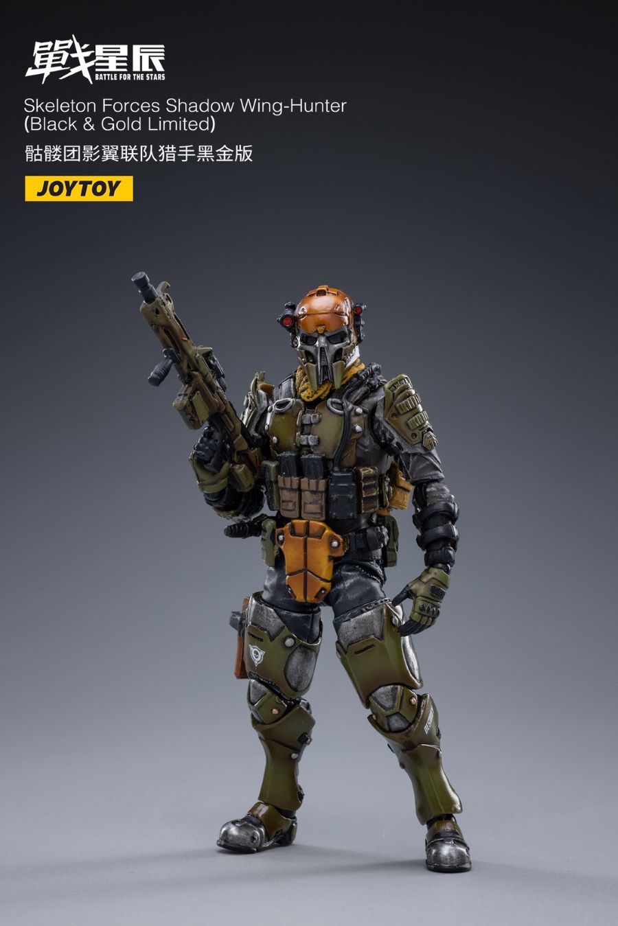 Skeleton Forces Shadow Wing - Hunter Black & Gold Edition 1/18