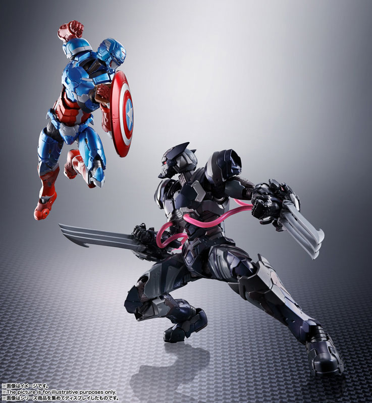 SHFiguarts Venom Symbiote Wolverine (Tech on Avengers)