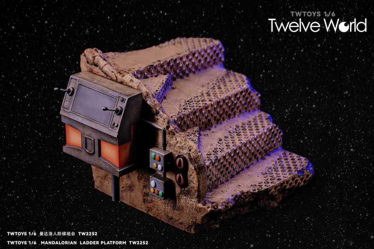 The Mandalorian ladder scene suitable for trendy military Star Wars 1/6