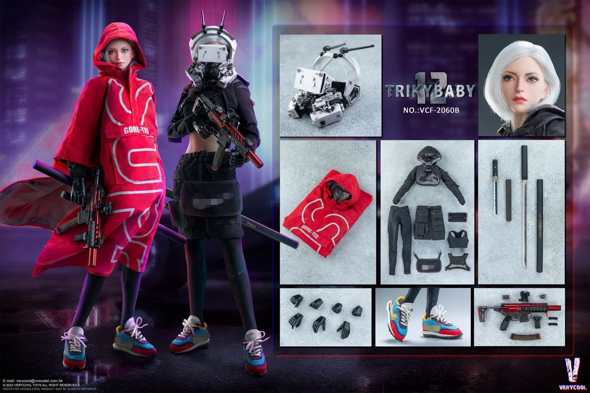 CYBERPUNK Series：TRICKYBABY 12 Rainbow 1/6【Deluxe Edition】