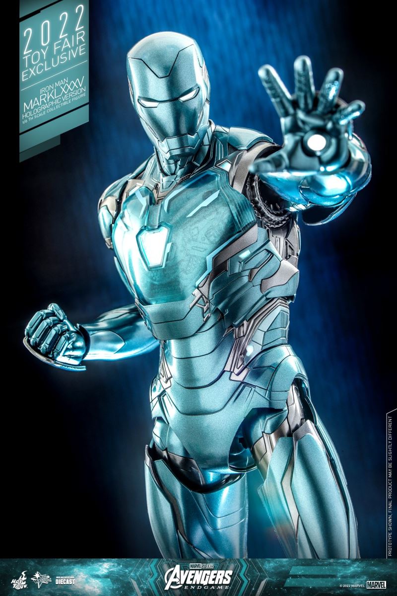 AVENGERS: ENDGAME IRON MAN MARK LXXXV (HOLOGRAPHIC VERSION) TOY FAIR EXCLUSIVE 1/6