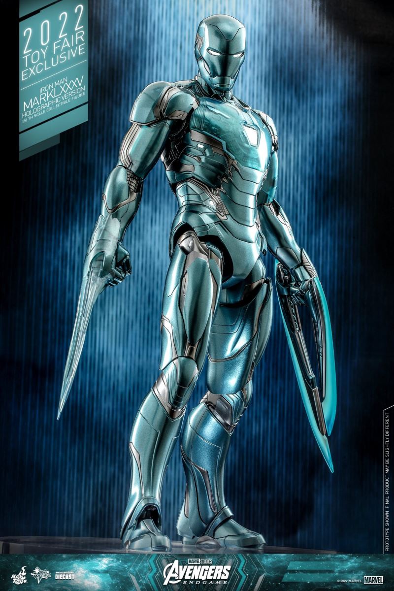 AVENGERS: ENDGAME IRON MAN MARK LXXXV (HOLOGRAPHIC VERSION) TOY FAIR EXCLUSIVE 1/6