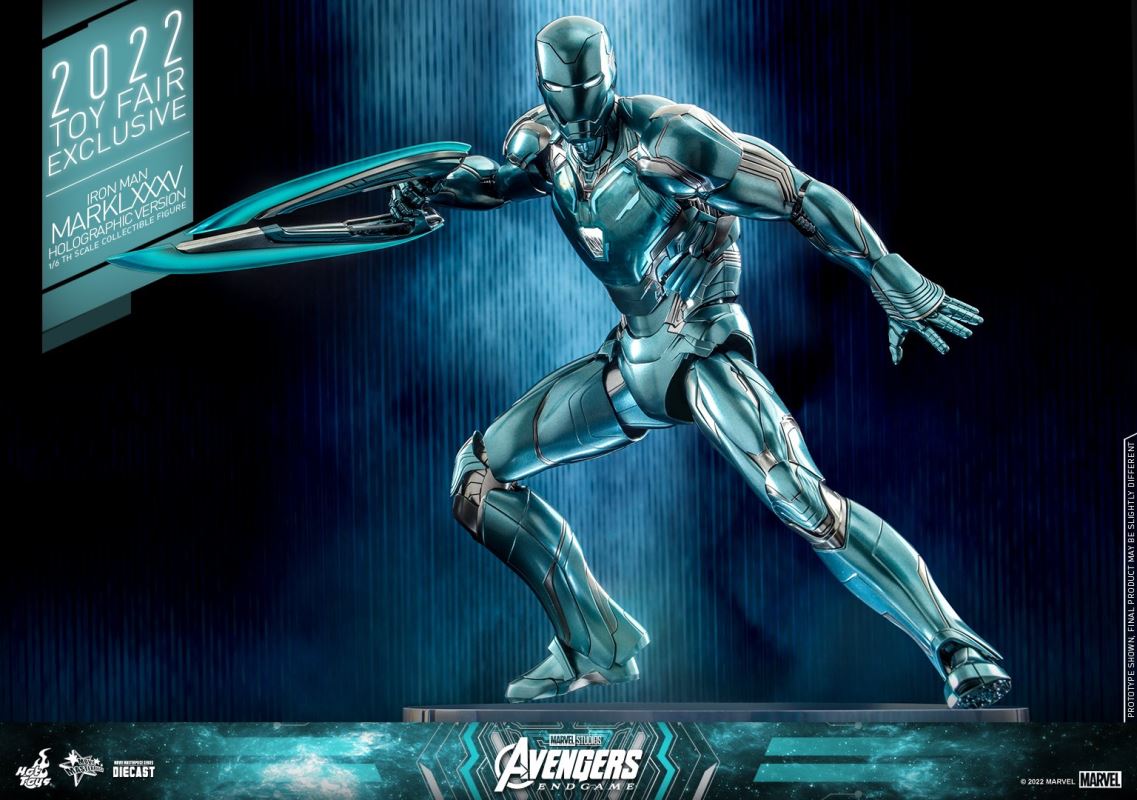 AVENGERS: ENDGAME IRON MAN MARK LXXXV (HOLOGRAPHIC VERSION) TOY FAIR EXCLUSIVE 1/6