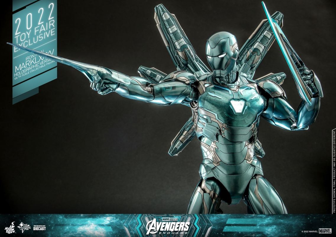AVENGERS: ENDGAME IRON MAN MARK LXXXV (HOLOGRAPHIC VERSION) TOY FAIR EXCLUSIVE 1/6