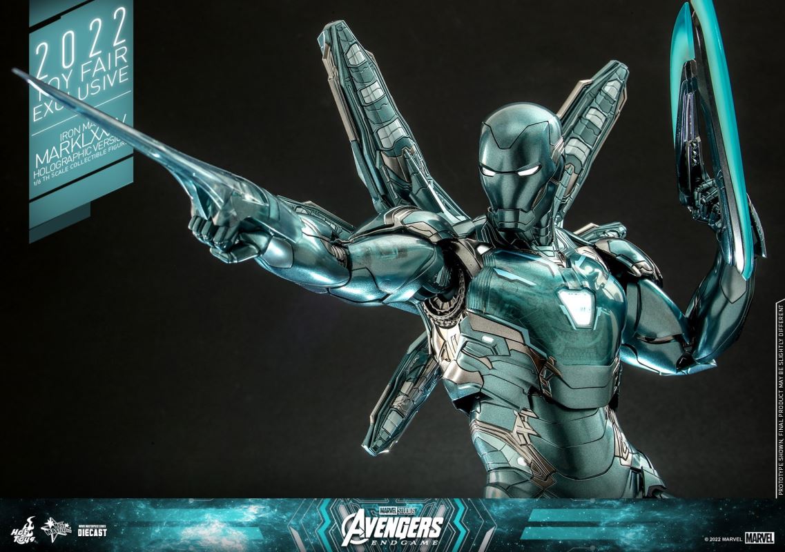 AVENGERS: ENDGAME IRON MAN MARK LXXXV (HOLOGRAPHIC VERSION) TOY FAIR EXCLUSIVE 1/6