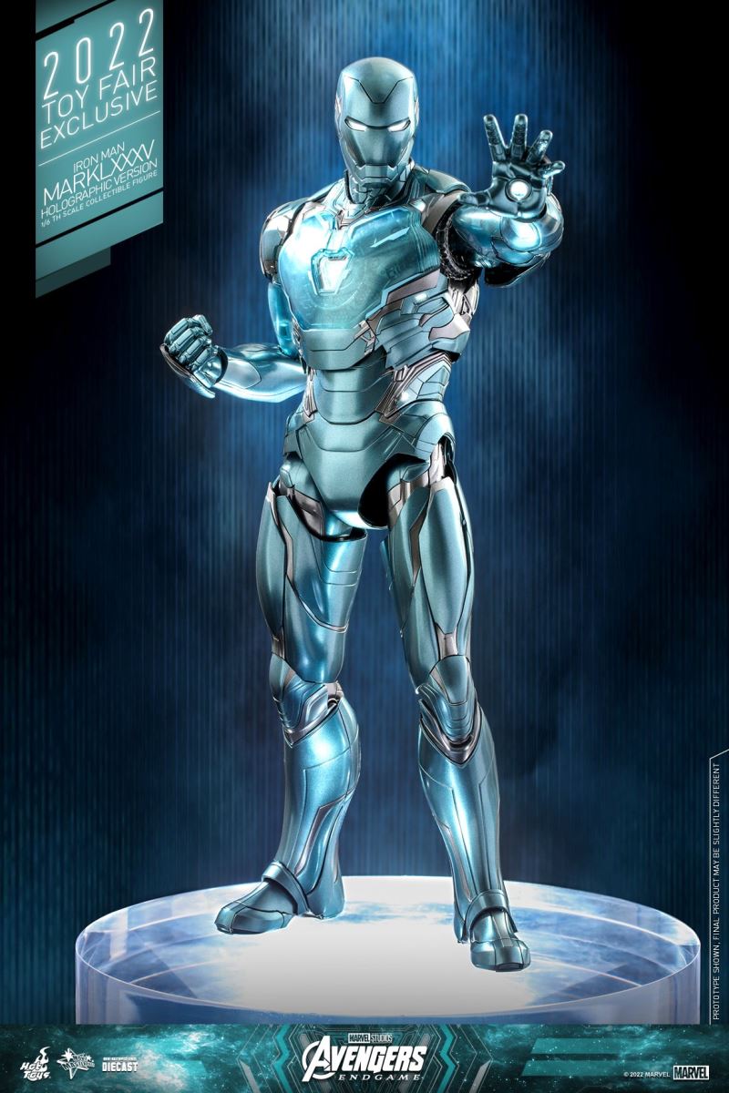AVENGERS: ENDGAME IRON MAN MARK LXXXV (HOLOGRAPHIC VERSION) TOY FAIR EXCLUSIVE 1/6