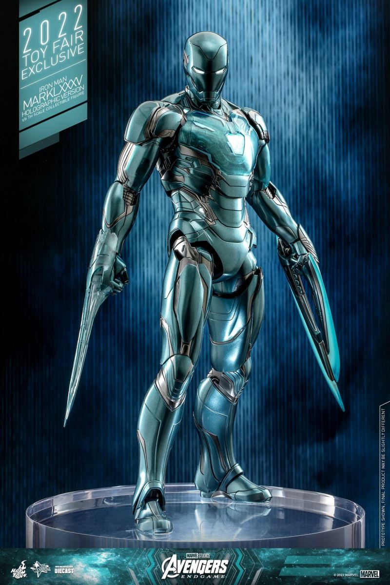 AVENGERS: ENDGAME IRON MAN MARK LXXXV (HOLOGRAPHIC VERSION) TOY FAIR EXCLUSIVE 1/6