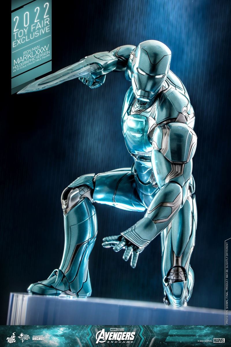 AVENGERS: ENDGAME IRON MAN MARK LXXXV (HOLOGRAPHIC VERSION) TOY FAIR EXCLUSIVE 1/6