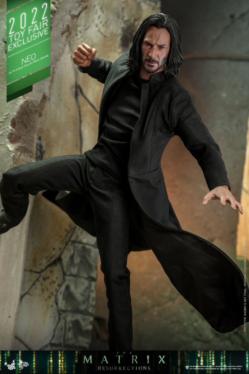 THE MATRIX RESURRECTIONS NEO TOY FAIR EXCLUSIVE 1/6