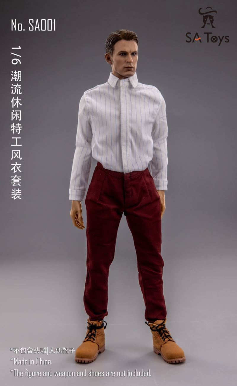 Trendy casual agent trench suit 1/6