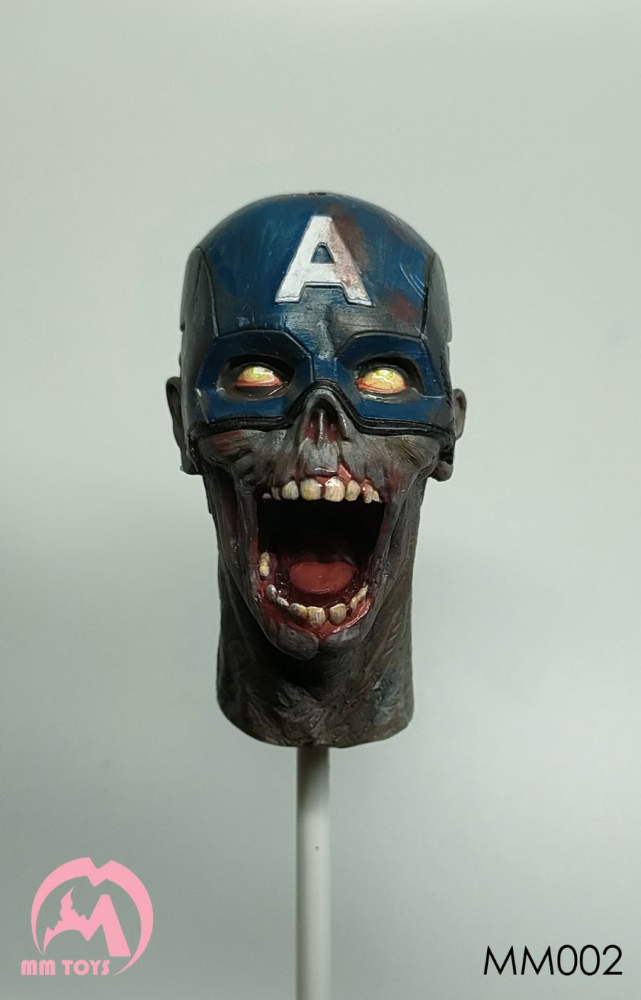 zombie version captain head 1/6
