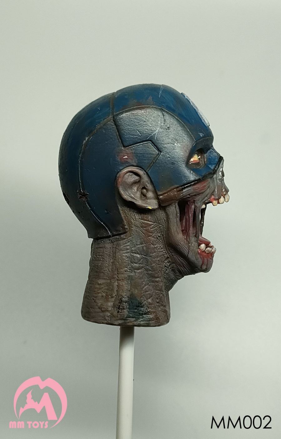 zombie version captain head 1/6