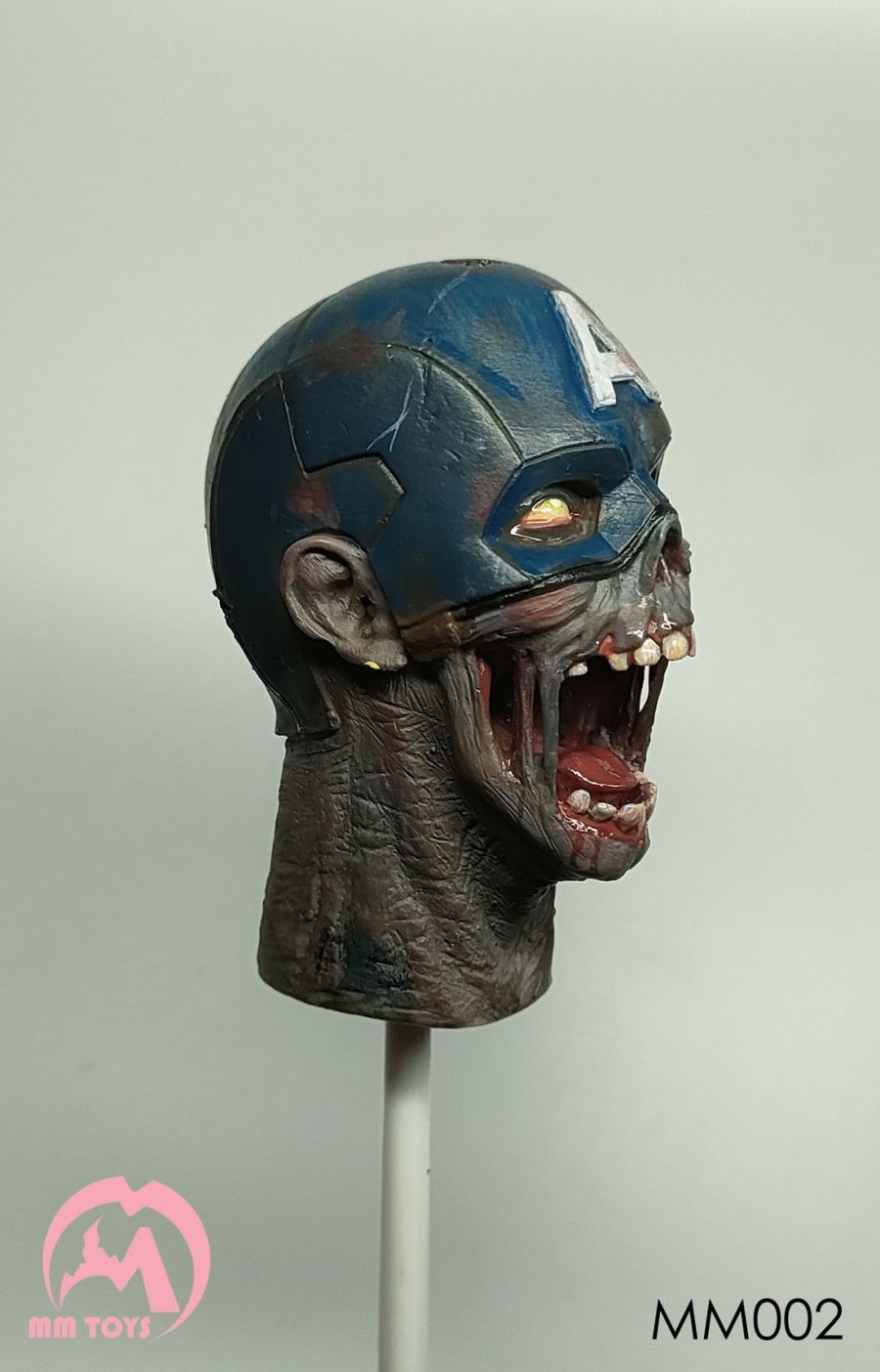zombie version captain head 1/6