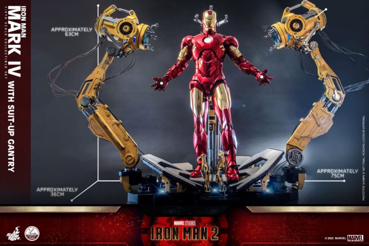 Iron Man Mark IV with Suit-Up Gantry Collectible Set