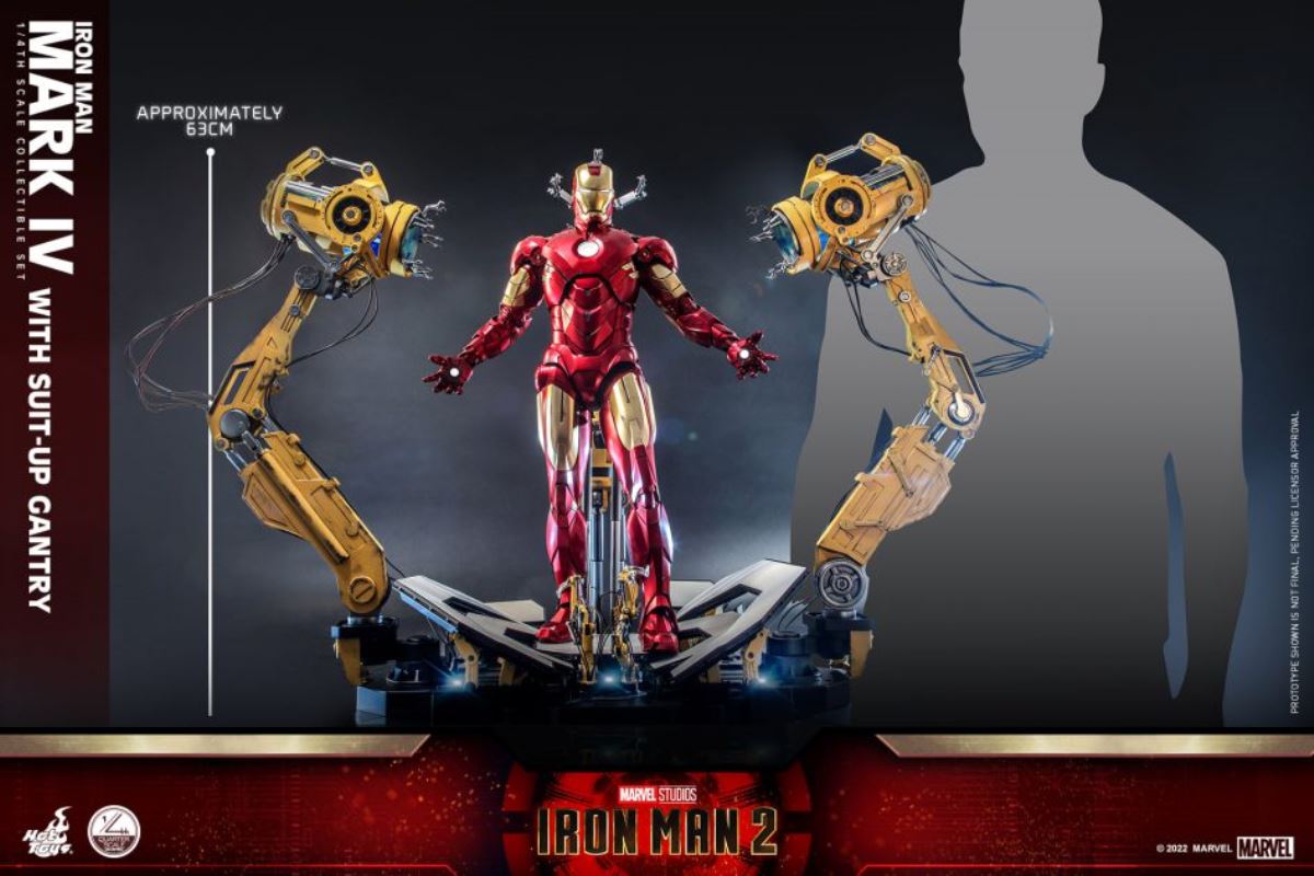 Iron Man Mark IV with Suit-Up Gantry Collectible Set