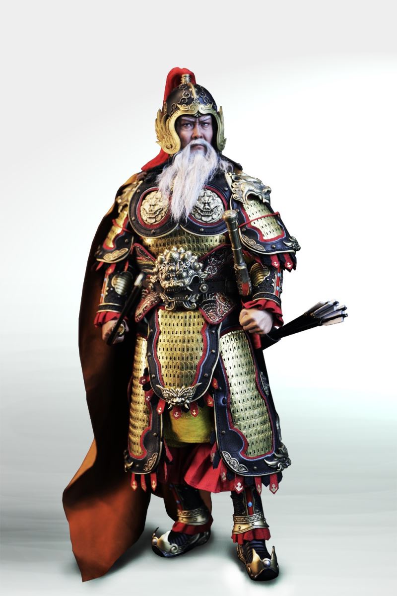 THREE KINGDOMS SERIES - HUANG ZHONG HANSHENG GENERAL OF THE REAR (EXCLUSIVE COPPER VERSION) MP022 1/6