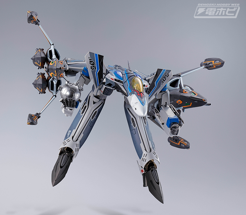 DX Chogokin VF-31AX Kairos Plus (Hayate Immelman Machine) Compatible Super Ghost Set