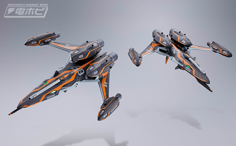 DX Chogokin VF-31AX Kairos Plus (Hayate Immelman Machine) Compatible Super Ghost Set