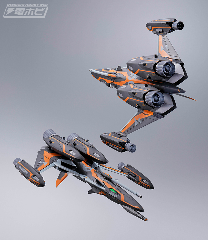 DX Chogokin VF-31AX Kairos Plus (Hayate Immelman Machine) Compatible Super Ghost Set