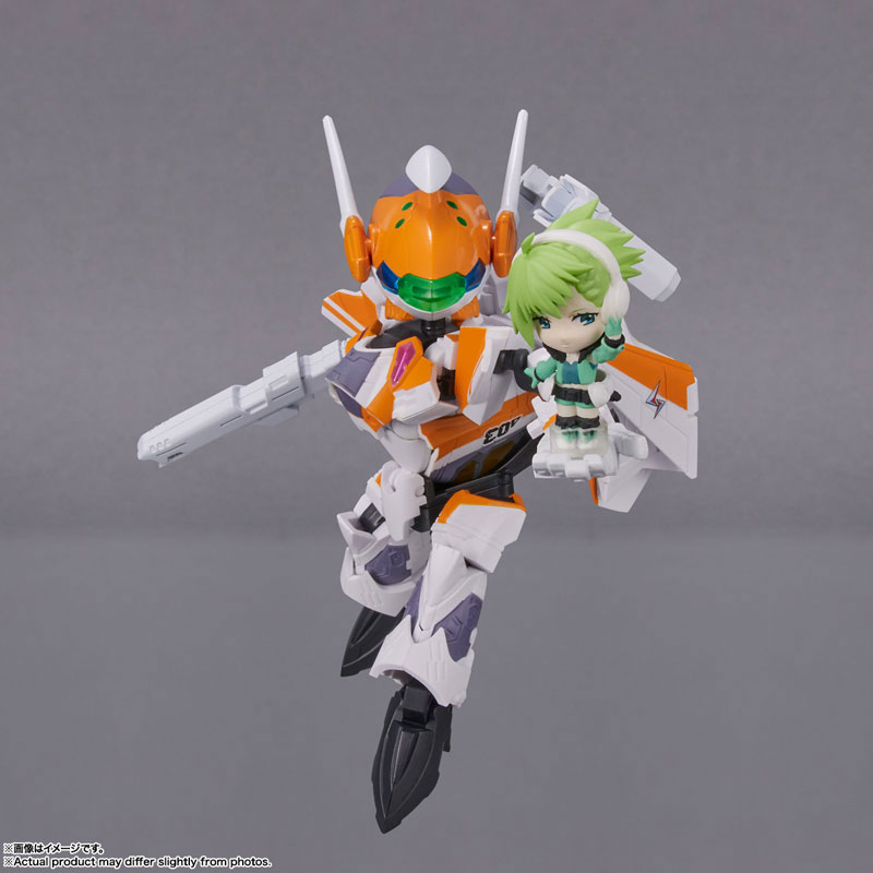 TINY SESSION VF-31E Siegfried (Chuck Mustang Custom) with Reina Prowler Macross Delta