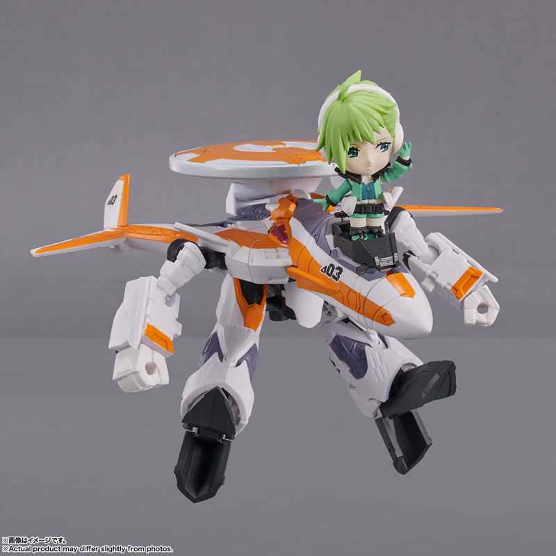 TINY SESSION VF-31E Siegfried (Chuck Mustang Custom) with Reina Prowler Macross Delta
