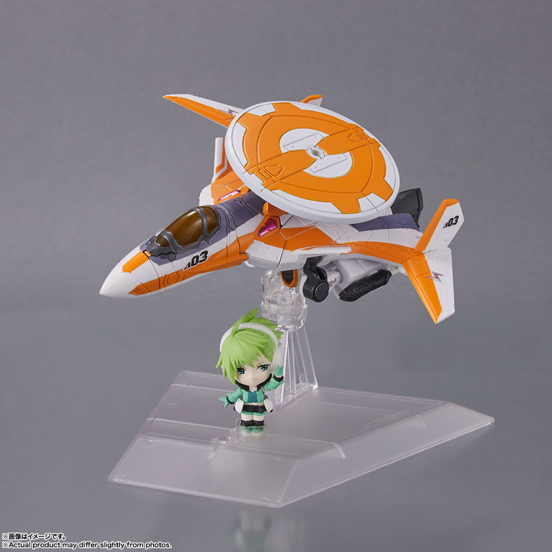TINY SESSION VF-31E Siegfried (Chuck Mustang Custom) with Reina Prowler Macross Delta