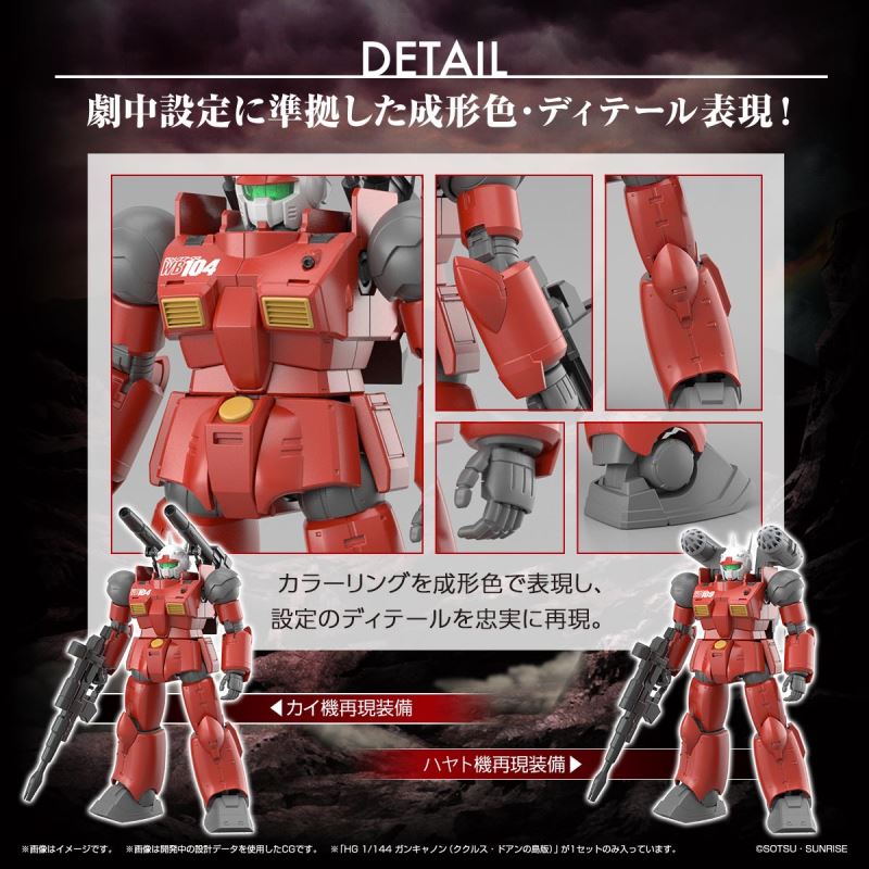 HG 1/144 Guncannon (Cucuruz Doan island version)