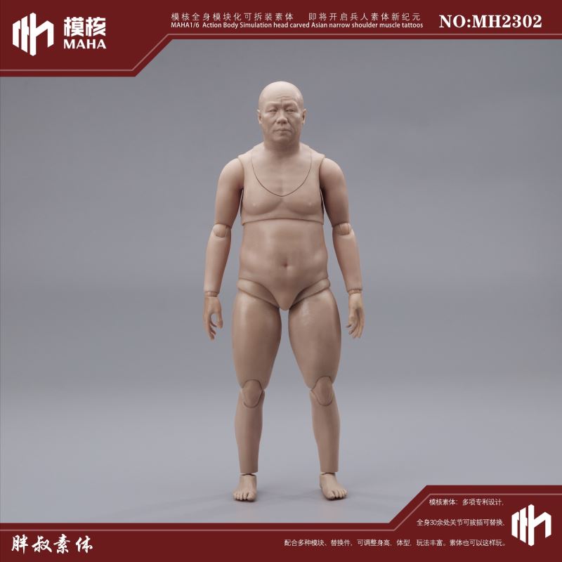 Modular male body and one-piece arm accessory package 1/6