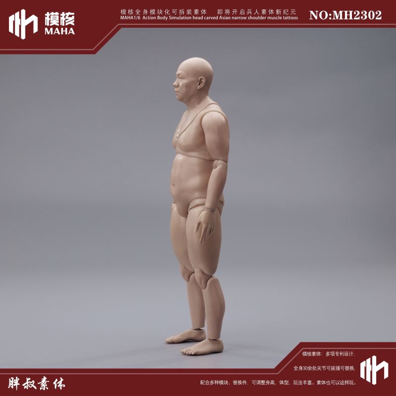 Modular male body and one-piece arm accessory package 1/6