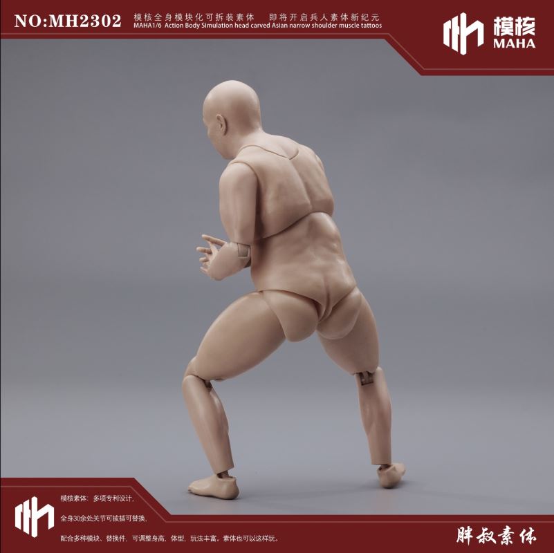 Modular male body and one-piece arm accessory package 1/6