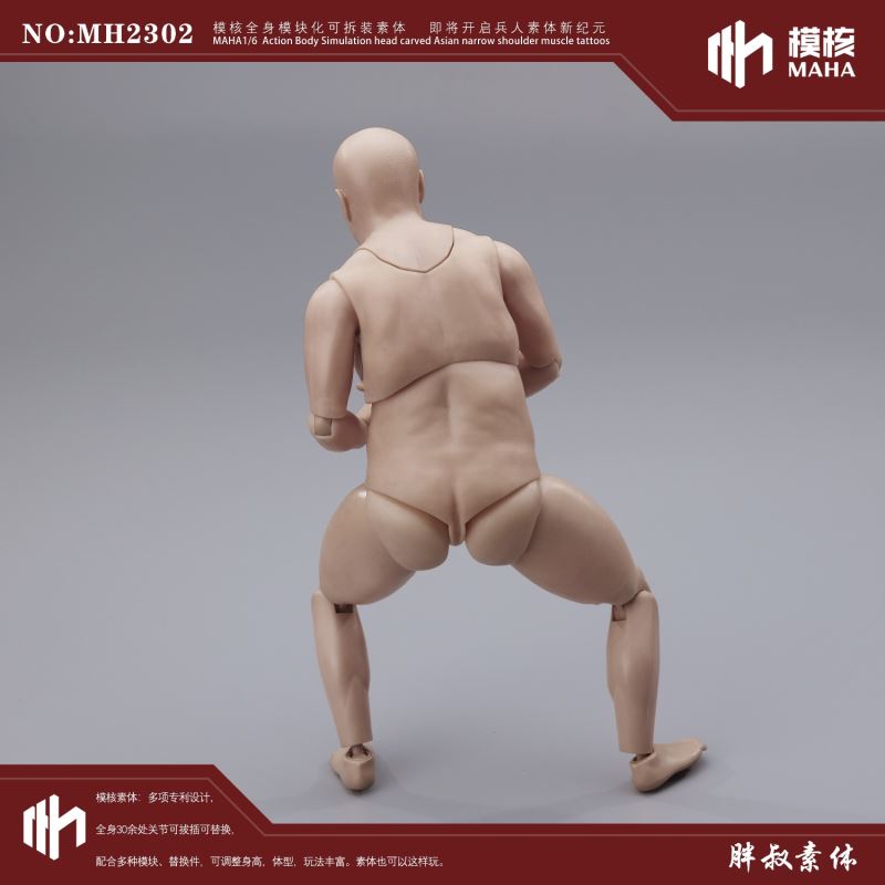 Modular male body and one-piece arm accessory package 1/6